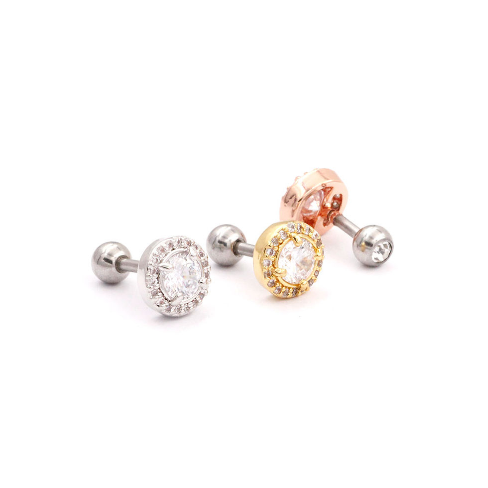 Miniature : Piercing Cartilagine con cristallo