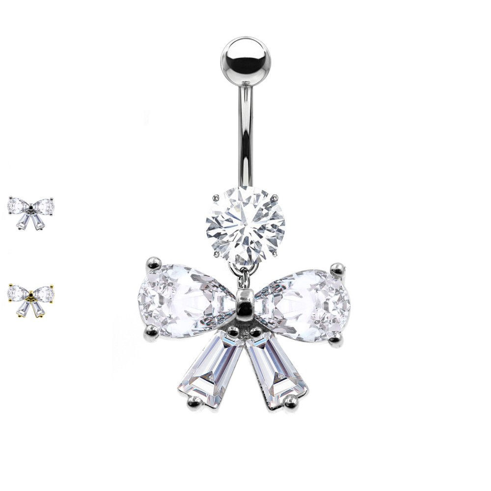 Piercing Ombelico con Nodo Fiocco