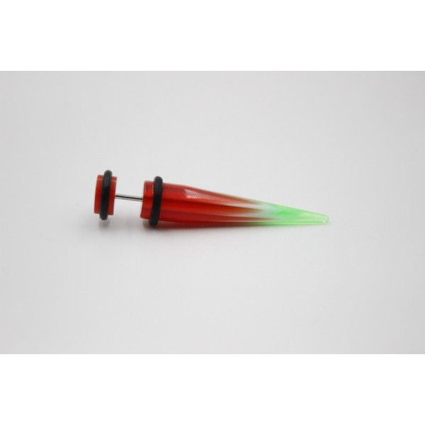 Taper Finto Rosso Verde Glitter