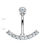 Miniatura: Piercing Banana Ombelico con Cristalli