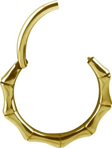 Miniaturbild: Annellino a cerniera in Acciaio con motivi vari (Colore Oro)