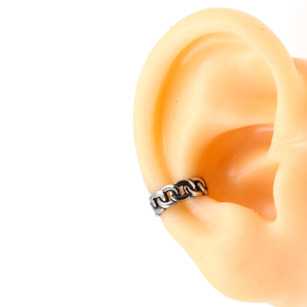 Miniaturbild: Orecchino Cuff Catena Groumette