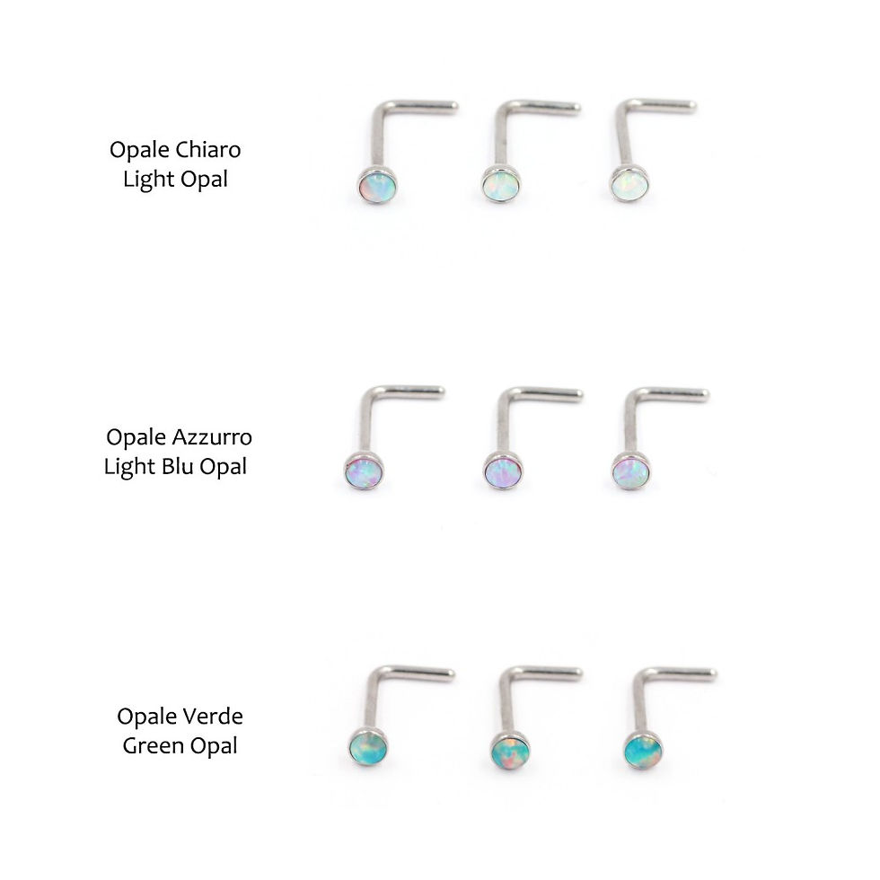 Miniatura: Stud Naso 'L' Opale