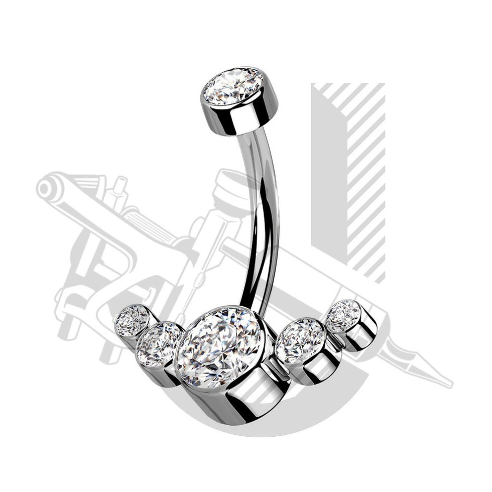 Miniatura: Piercing per Ombelico in Titanio