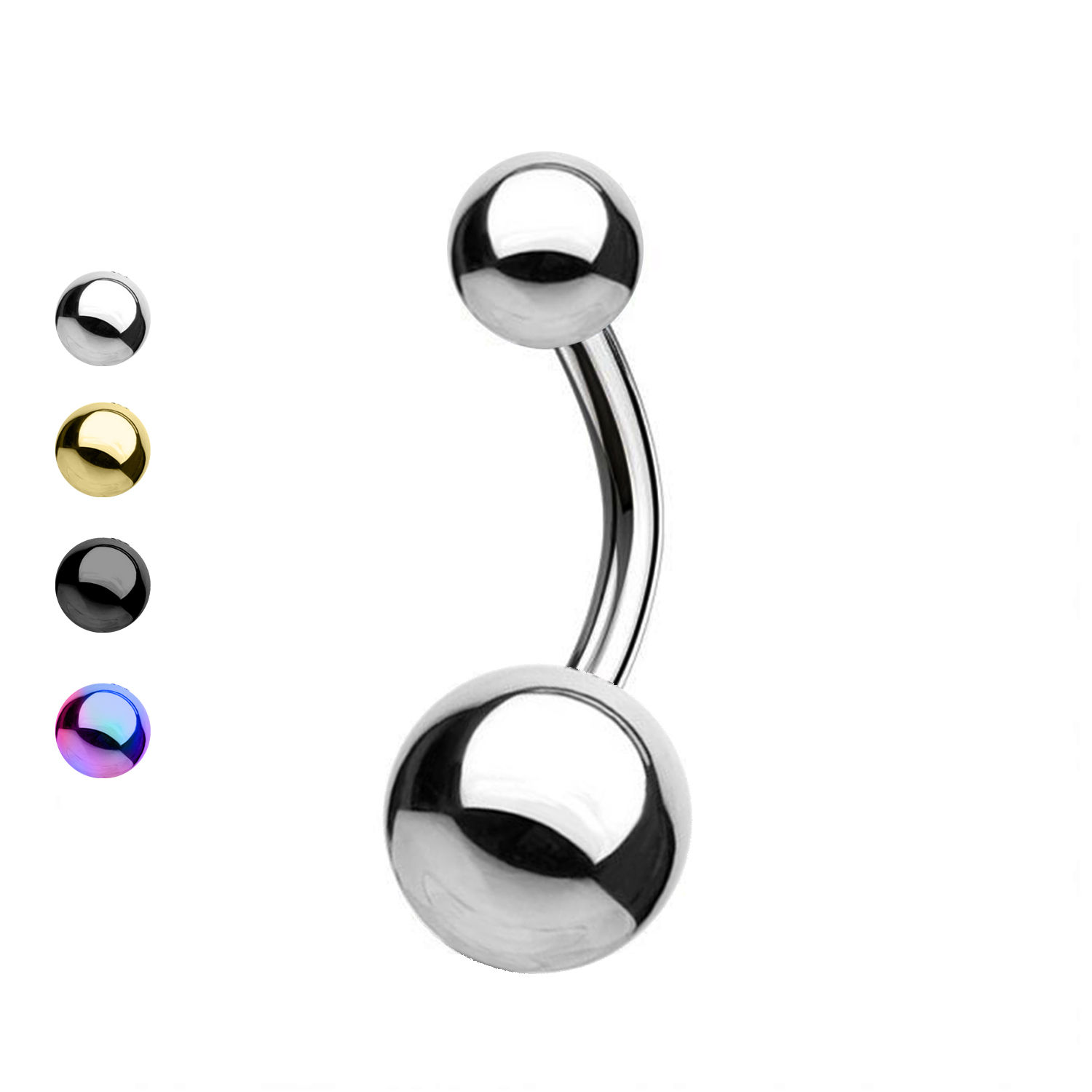 Piercing Ombelico Basic con Palline