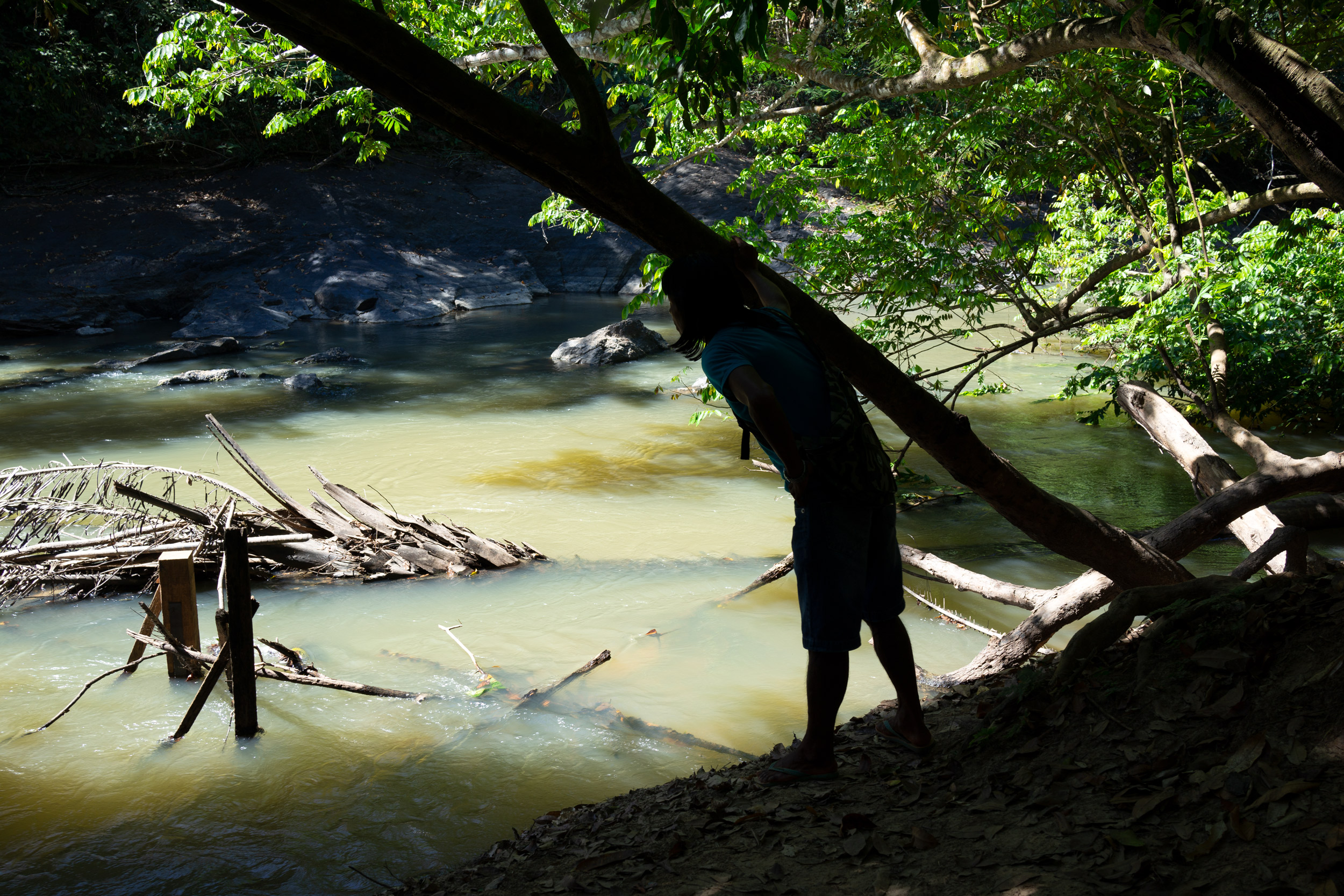 Rio Cateté pollué