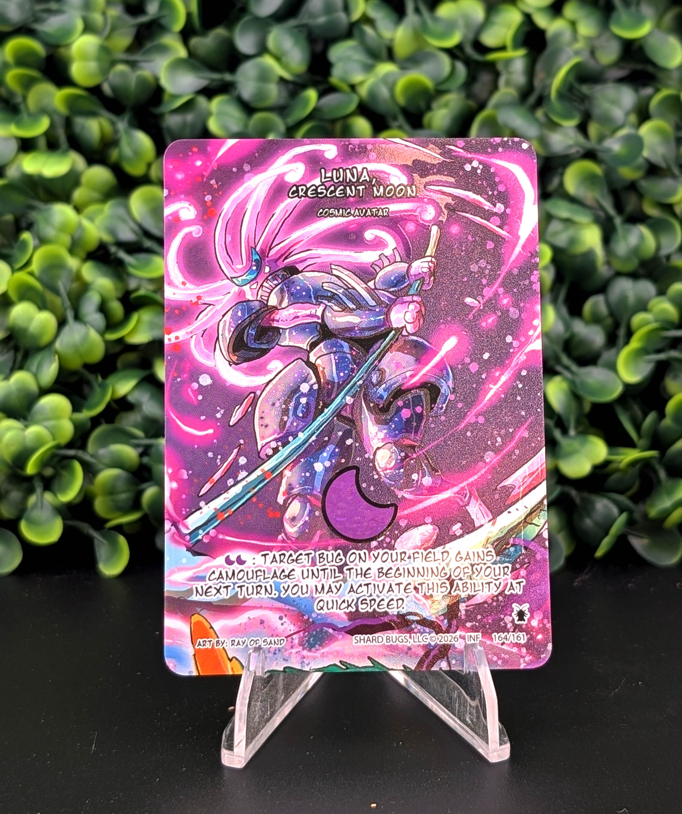 Luna, Crescent Moon - 164/161 - Secret Rare - Infestation