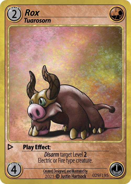 029/195 - Rox - Holo - 1st Ed