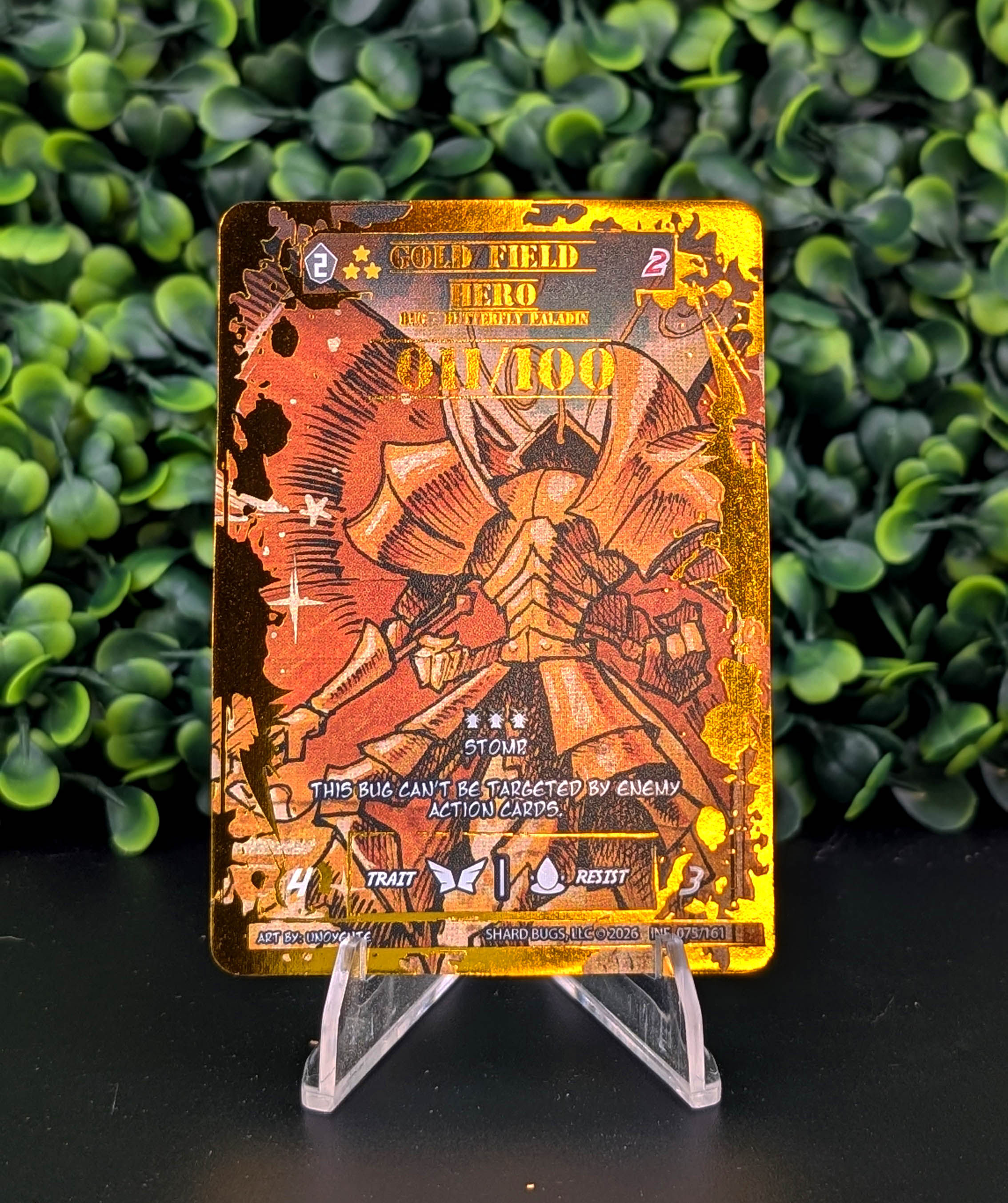 Gold Field Hero - 011/100 -  Serialized - Infestation