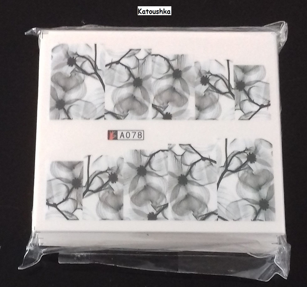 Water decal fleuris Néejolie