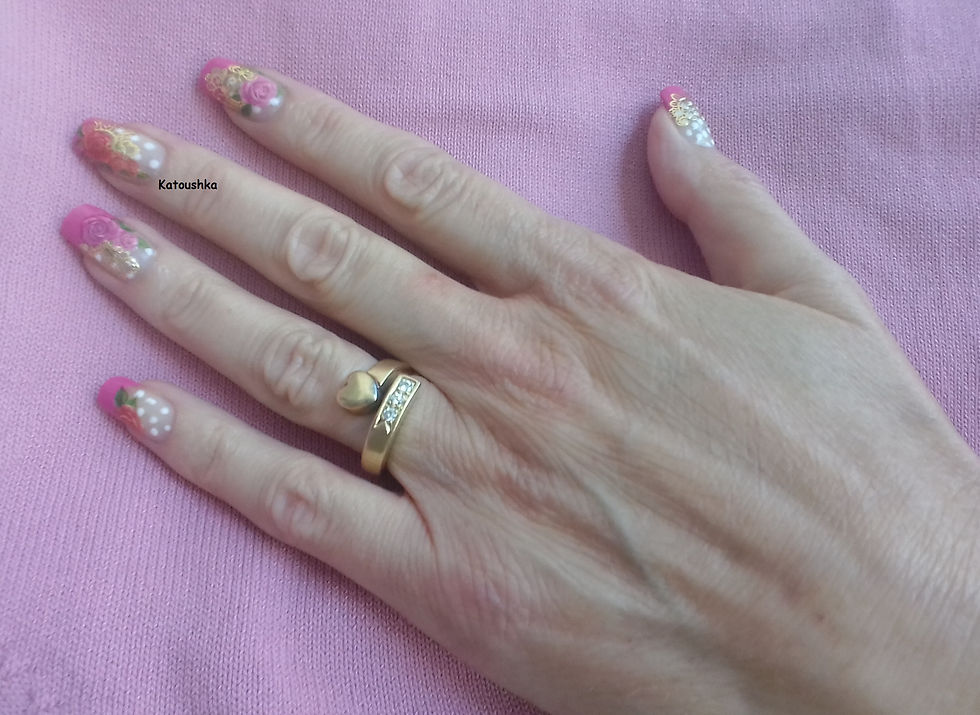 French manucure, polka dot et water decal - Partenariat Lashes Nails