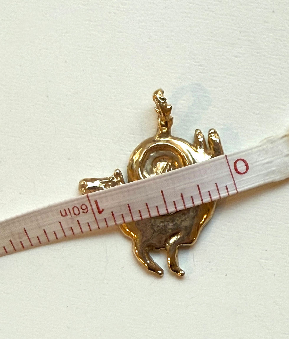 Thumbnail: Snorse: Fantastical Horse Hand-Carved Pendant