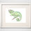Thumbnail: Chameleon Tropical Lizard Print 8.5x11 Watercolor