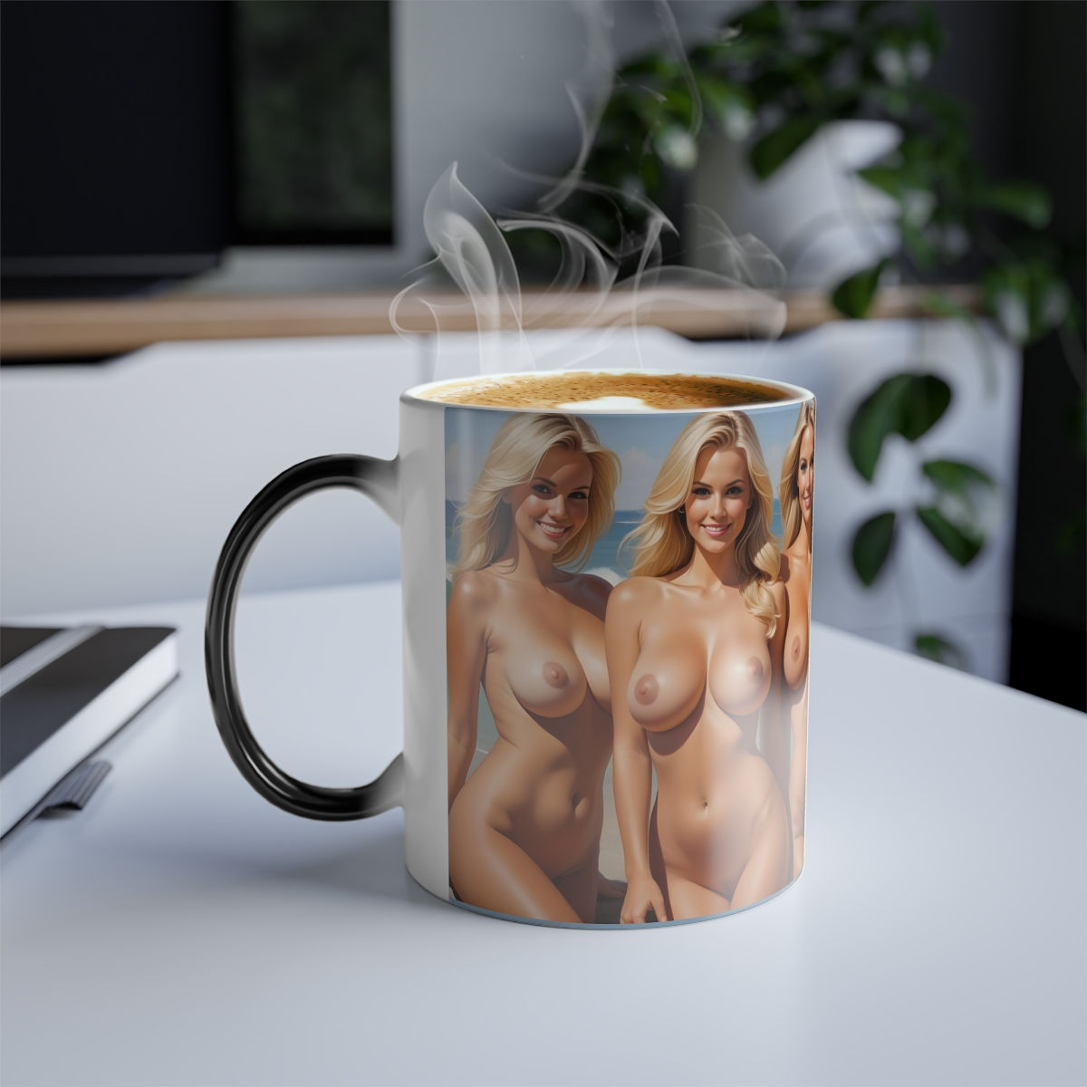 Color Morphing Mug blonde trio, 11oz