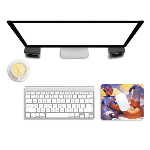 Thumbnail: Sexy Alien Girl Mouse Pad — Sexy Comic Art Desk Mat