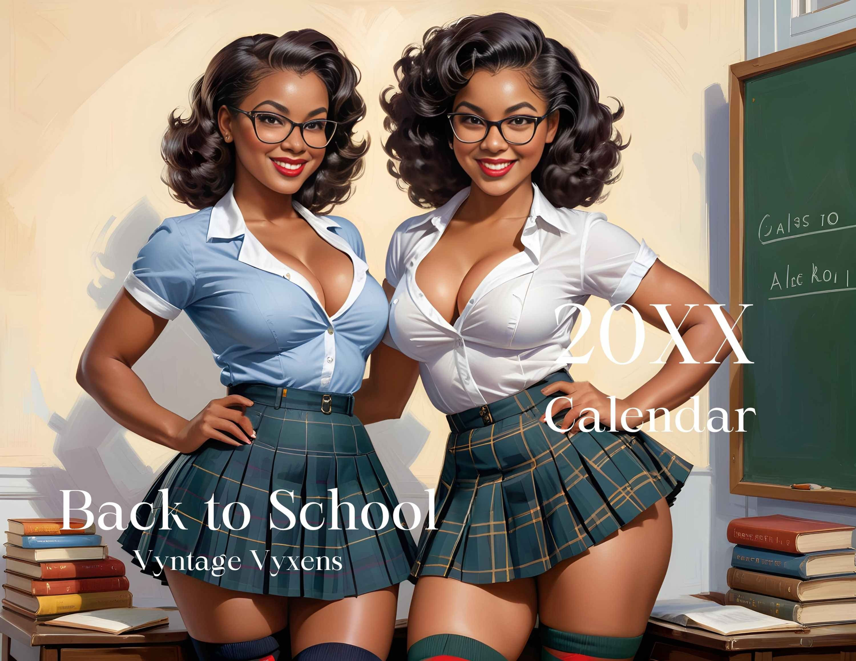 Back to School Sexy Wall Calendar