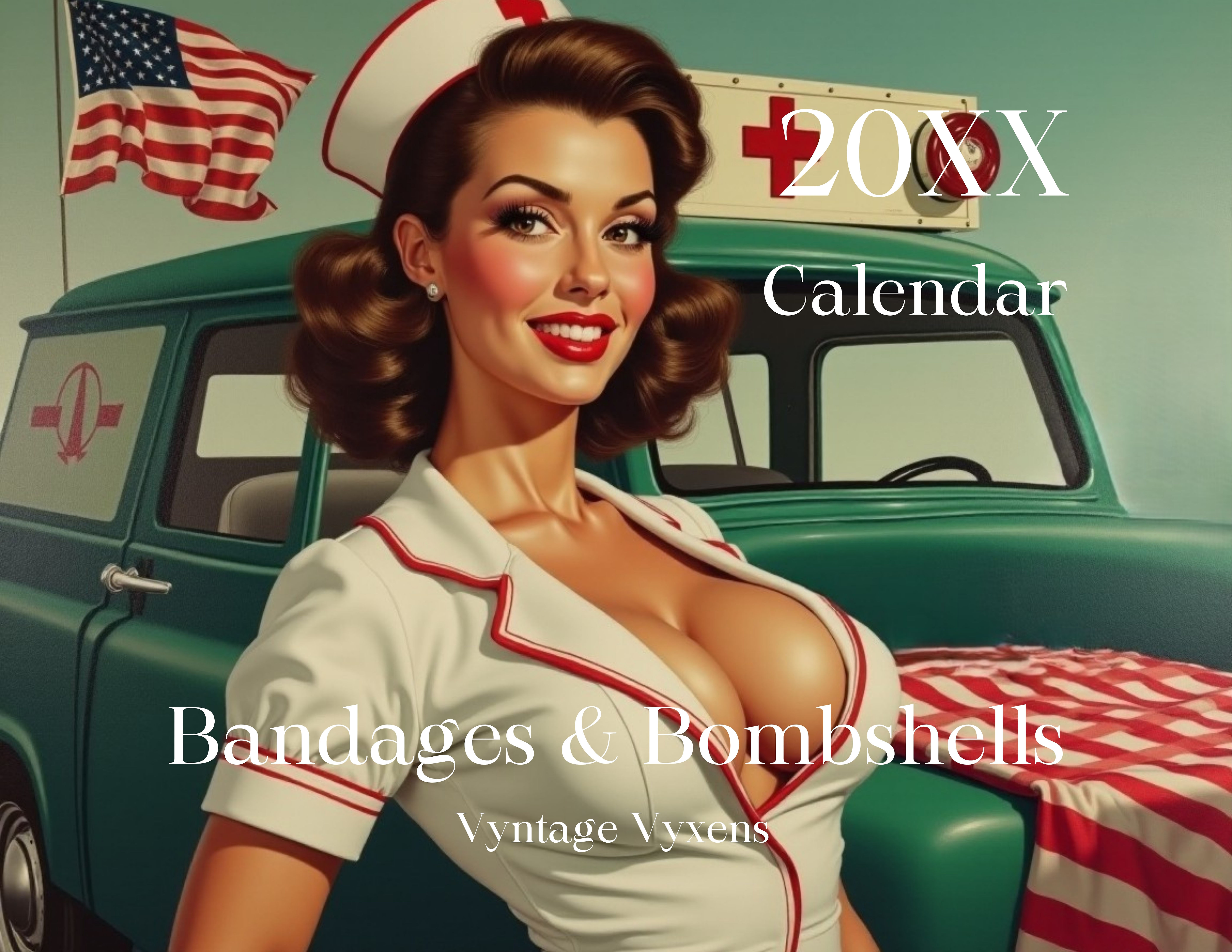 Bandages and Bombshells Sexy Pinup Calendar
