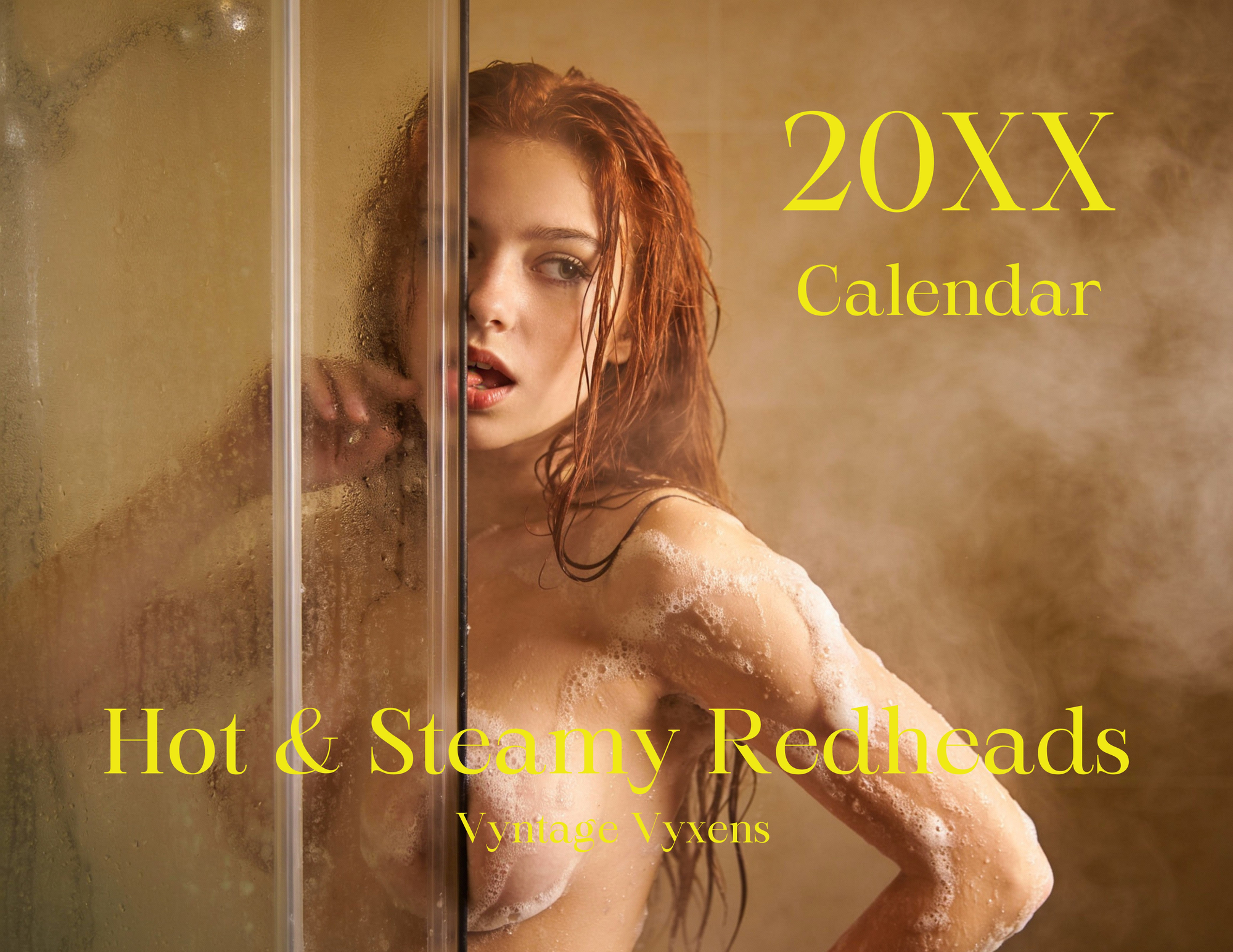 Hot and Steamy Redheads Sexy Wall Calendar