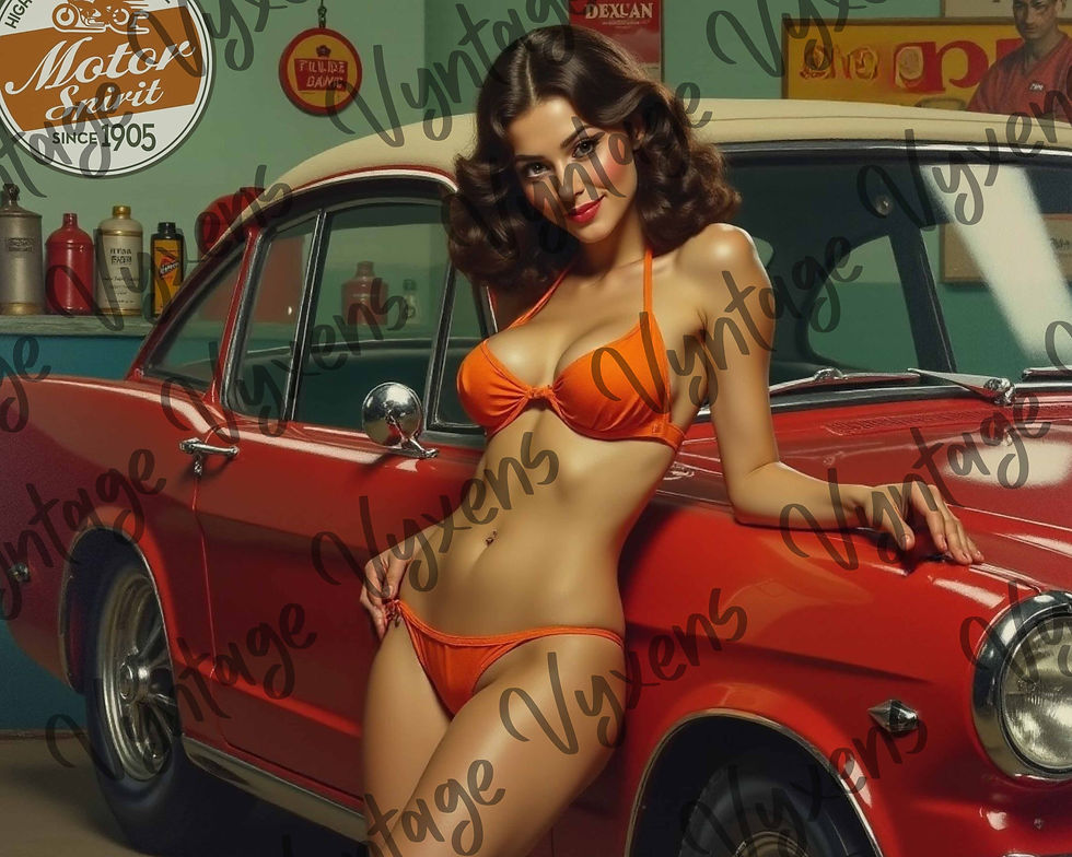Thumbnail: Garage Glamour Sexy Wall Calendar
