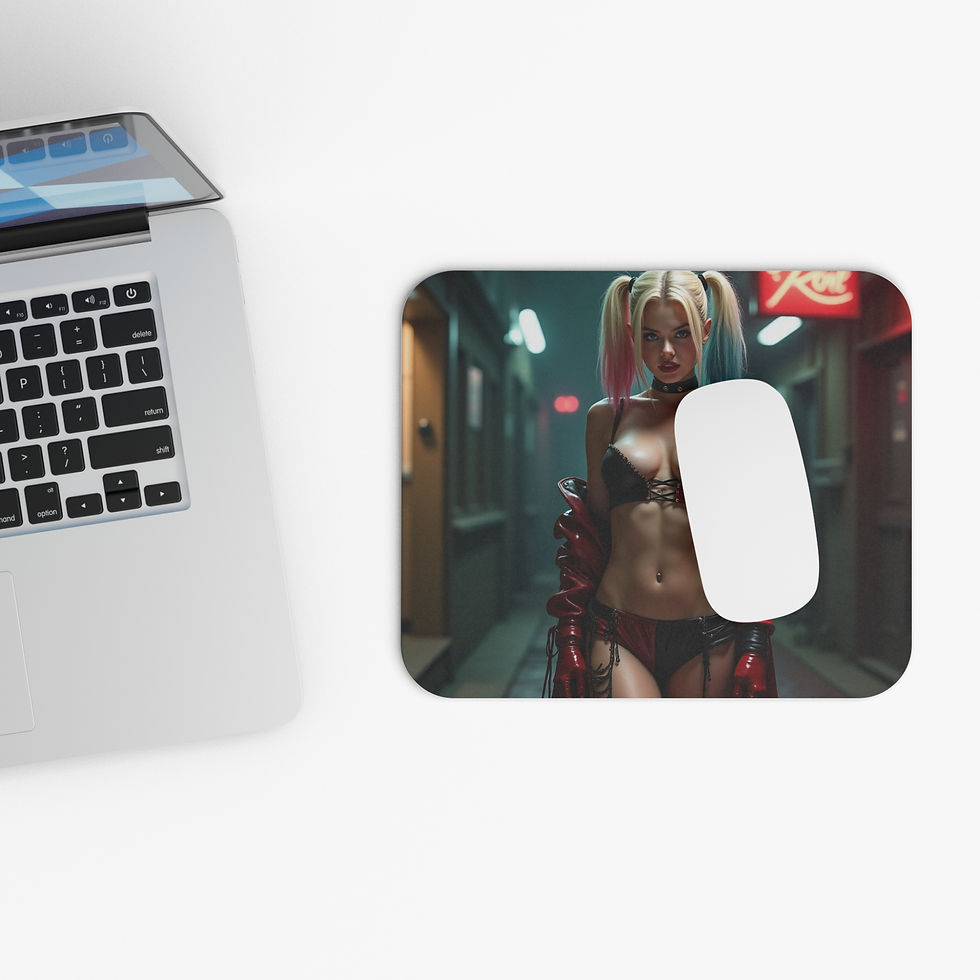 Thumbnail: Sexy Harley Quinn Mouse Pad — Sexy Comic Art Desk Mat