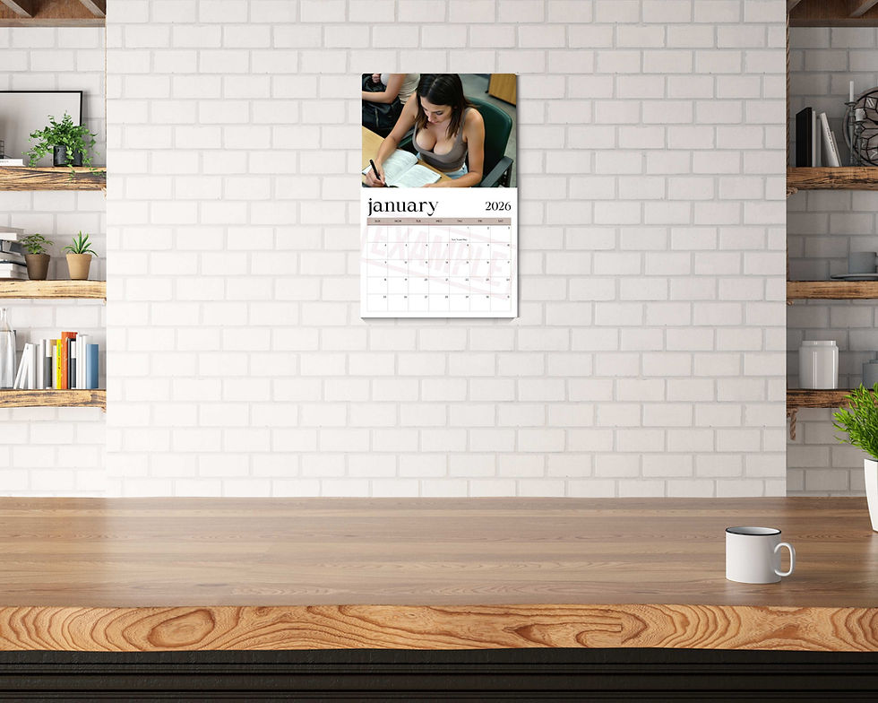 Thumbnail: Quiet Distractions Sexy Wall Calendar