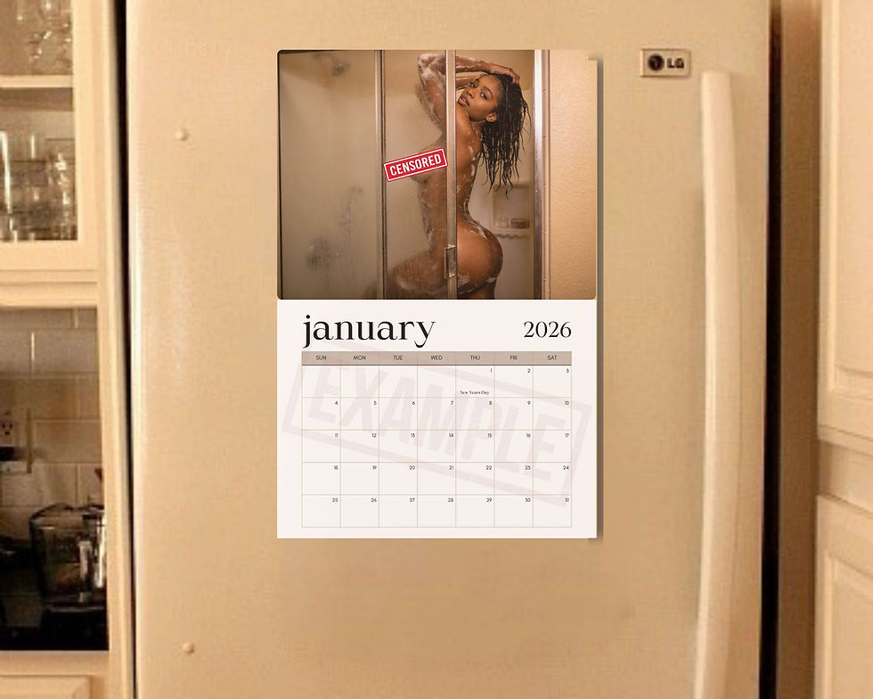 Thumbnail: Drippin' Melanin Sexy Wall Calendar