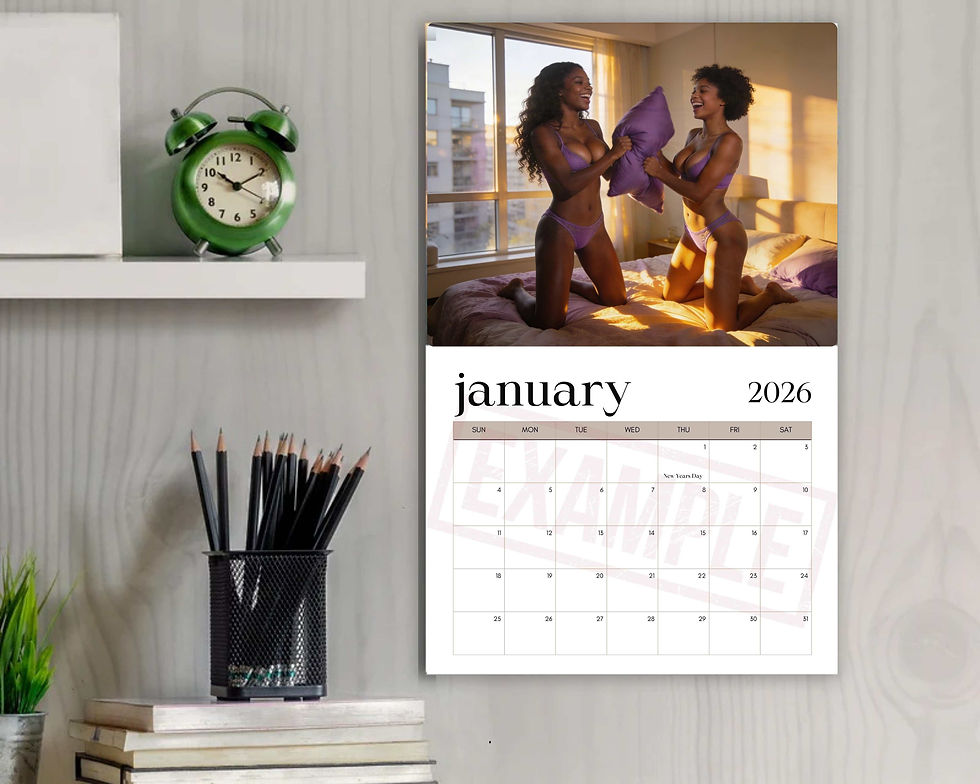 Thumbnail: Playtime Sexy Wall Calendar