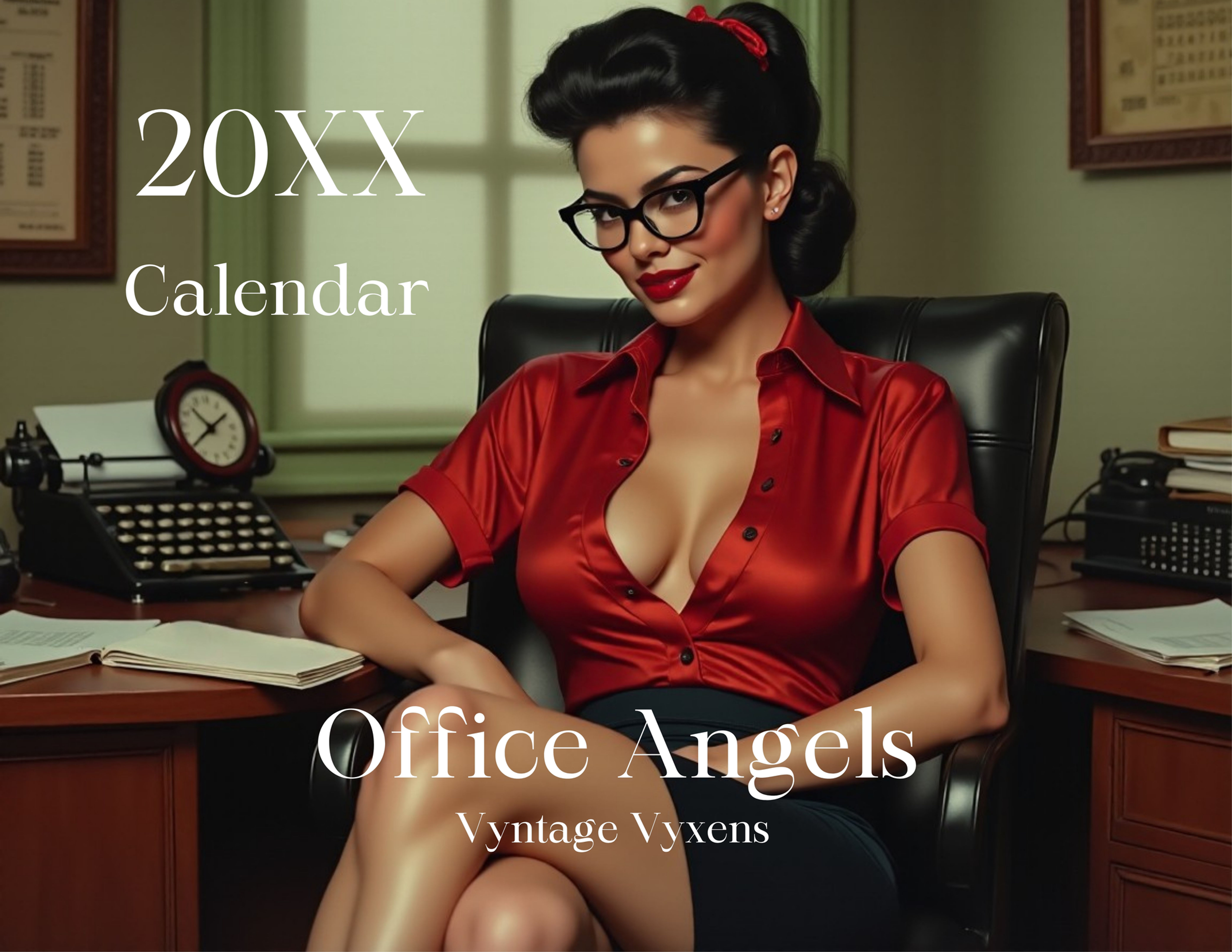 Office Angels Sexy Wall Calendar