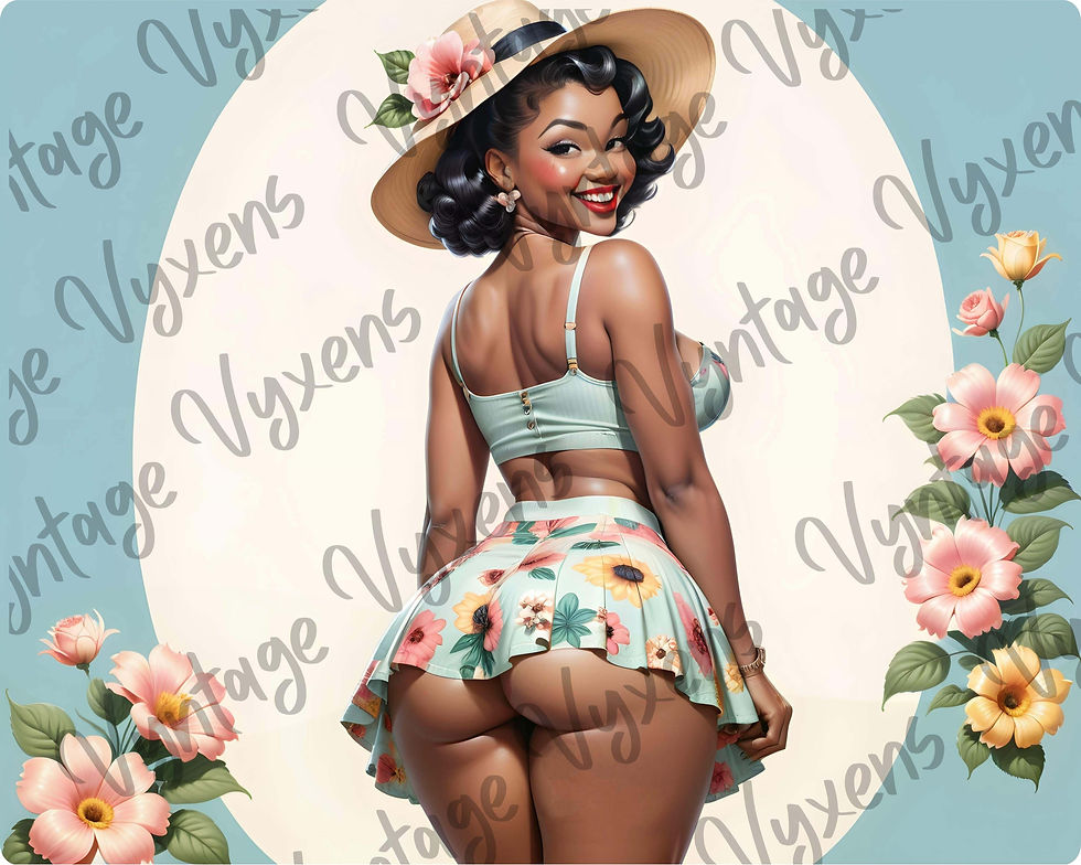 Thumbnail: Vyntage Vyxens Sexy Pinup Wall Calendar