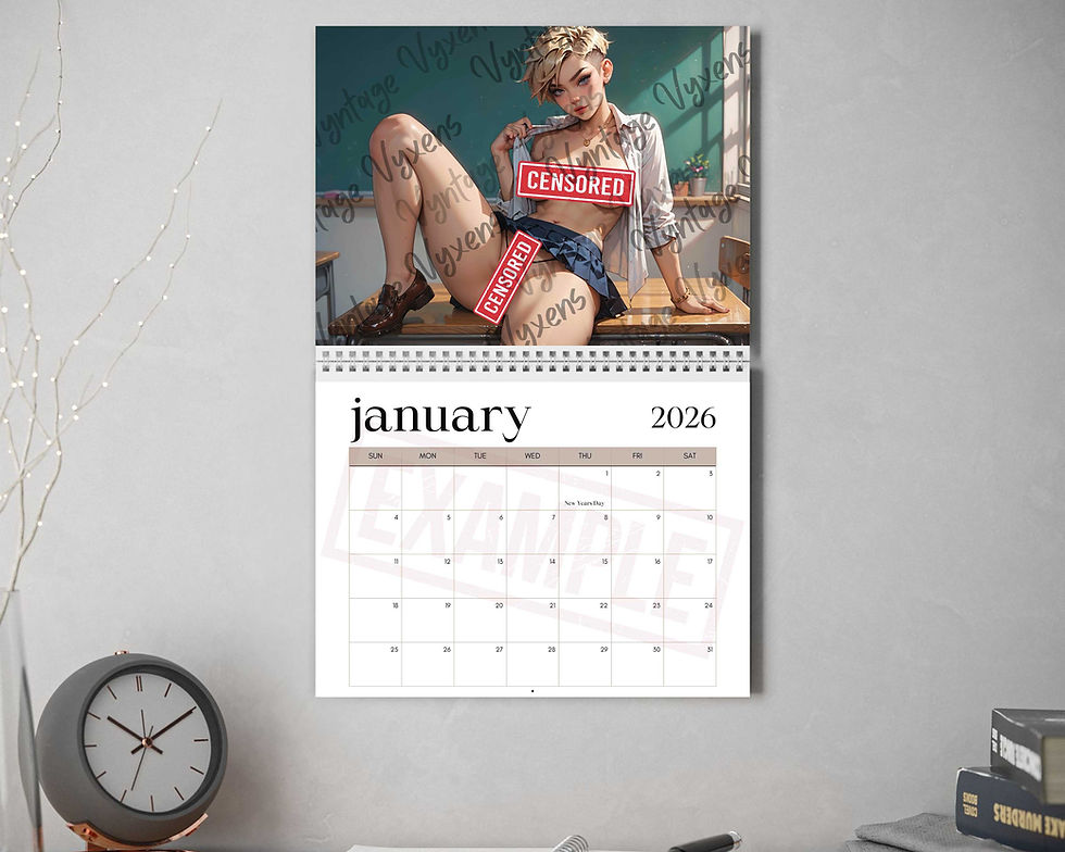 Thumbnail: Anime Cosplay -Schoolgirls Sexy Wall Calendar