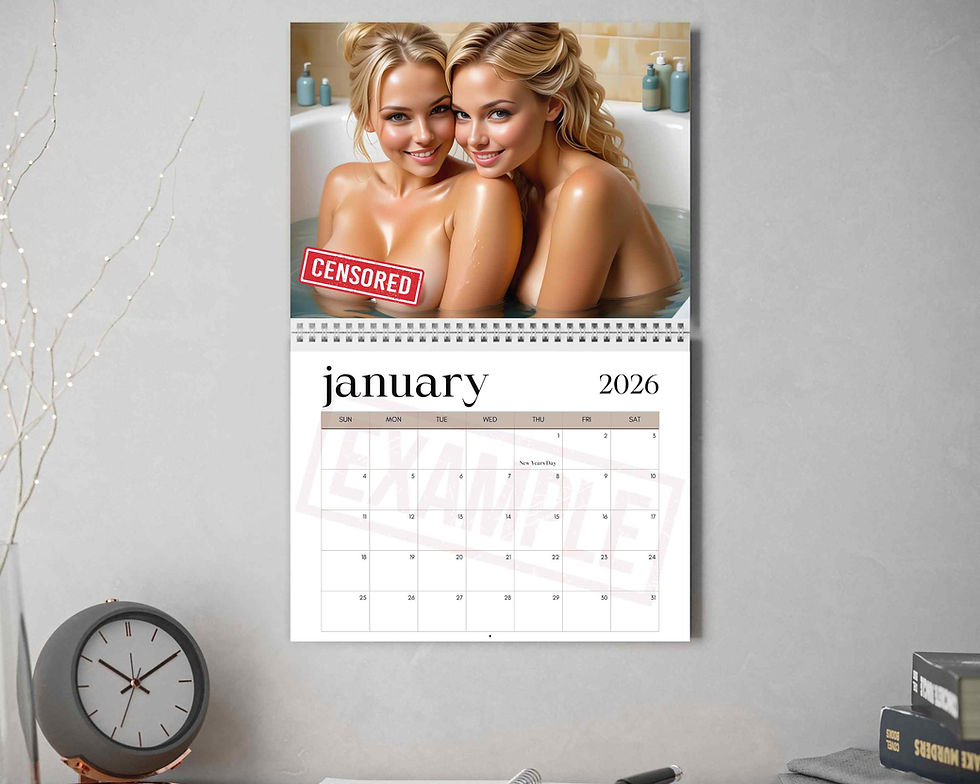 Thumbnail: Bathing Beauties - Blondes Sexy Wall Calendar