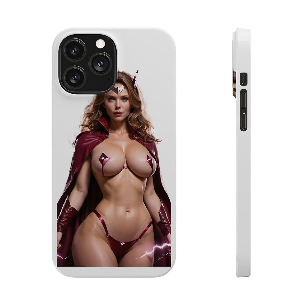 Thumbnail: Scarlett Witch Slim Phone Cases