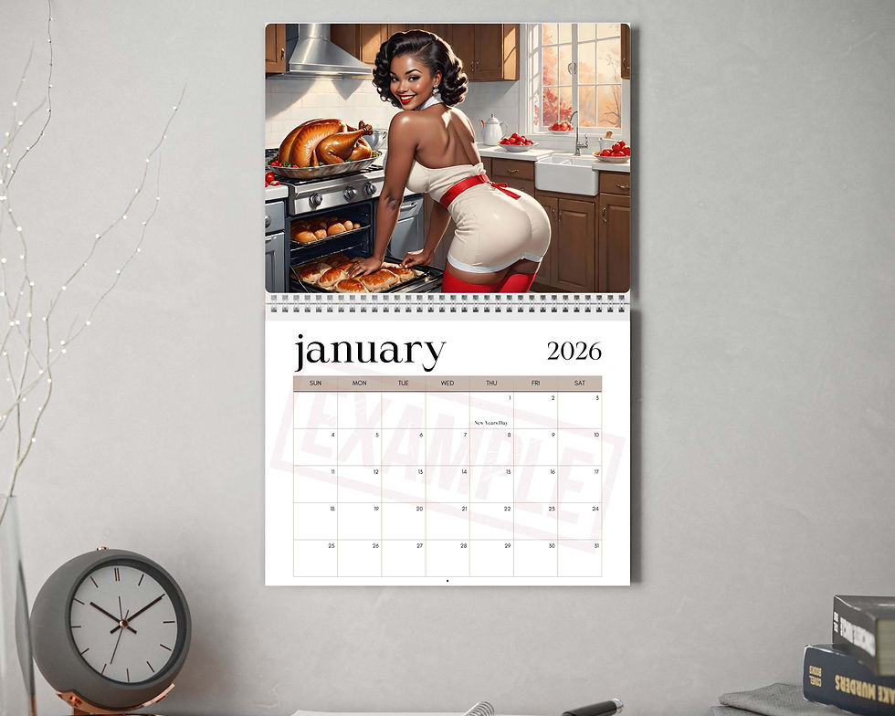 Thumbnail: Vyntage Vyxens Sexy Pinup Wall Calendar