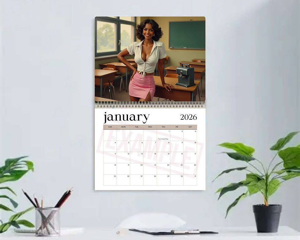 Thumbnail: School Daze Sexy Pinup Wall Calendar