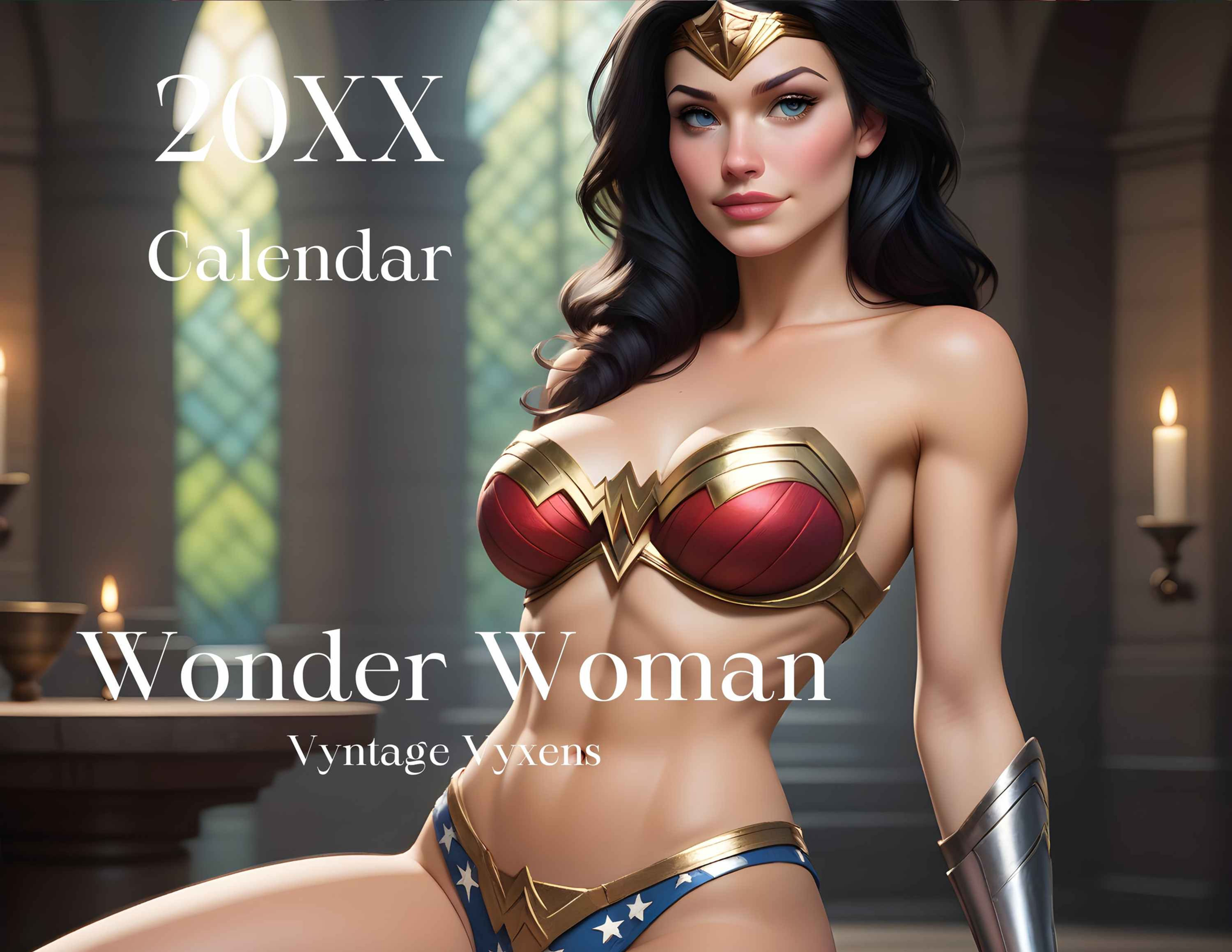 Wonder Woman Sexy Wall Calendar