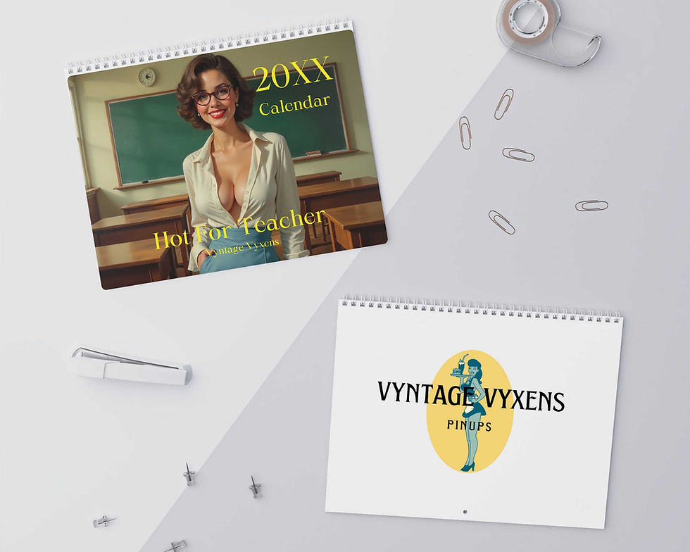 Thumbnail: Hot For Teacher Sexy Pinup Wall Calendar