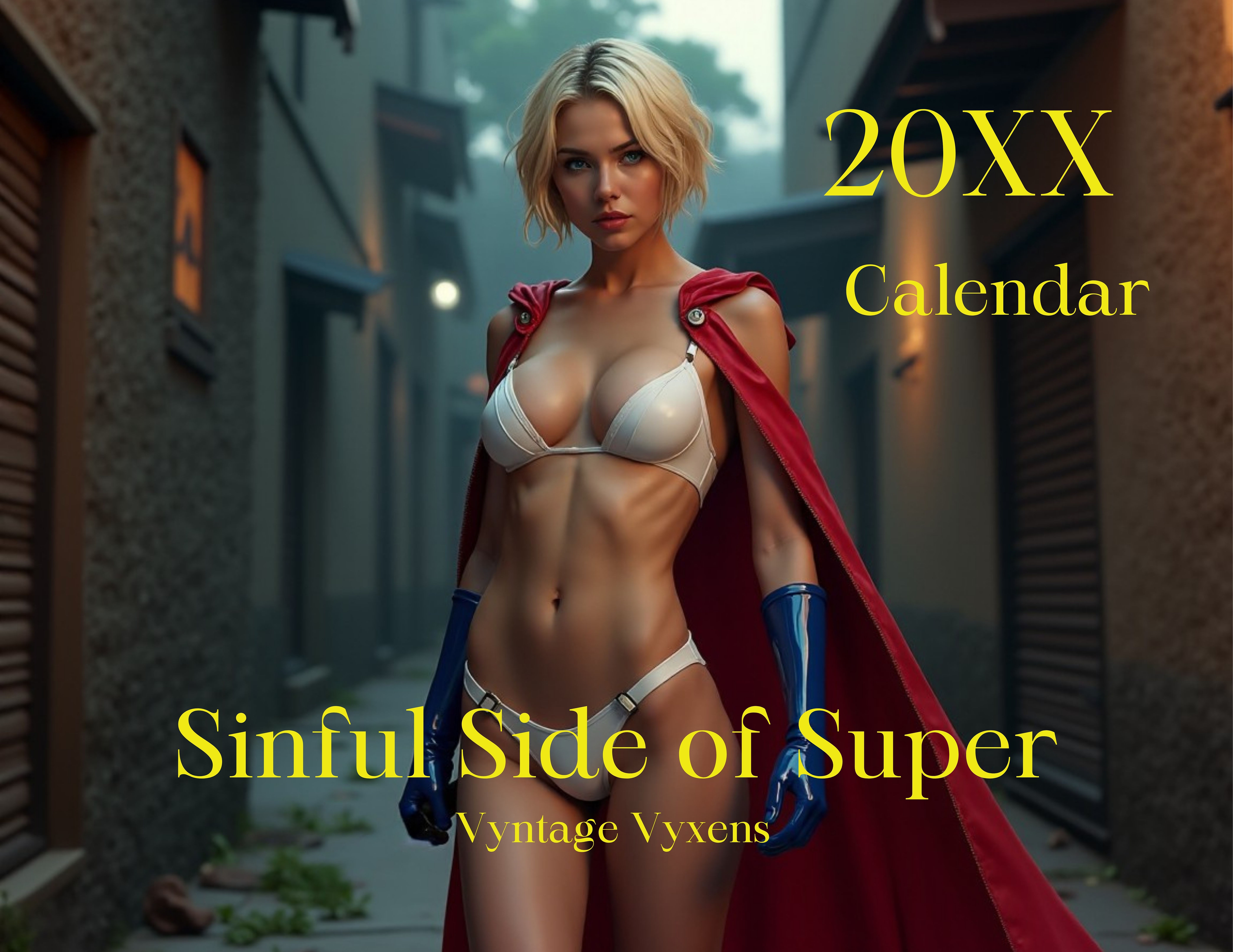 Sinful Side of Super Sexy Wall Calendar