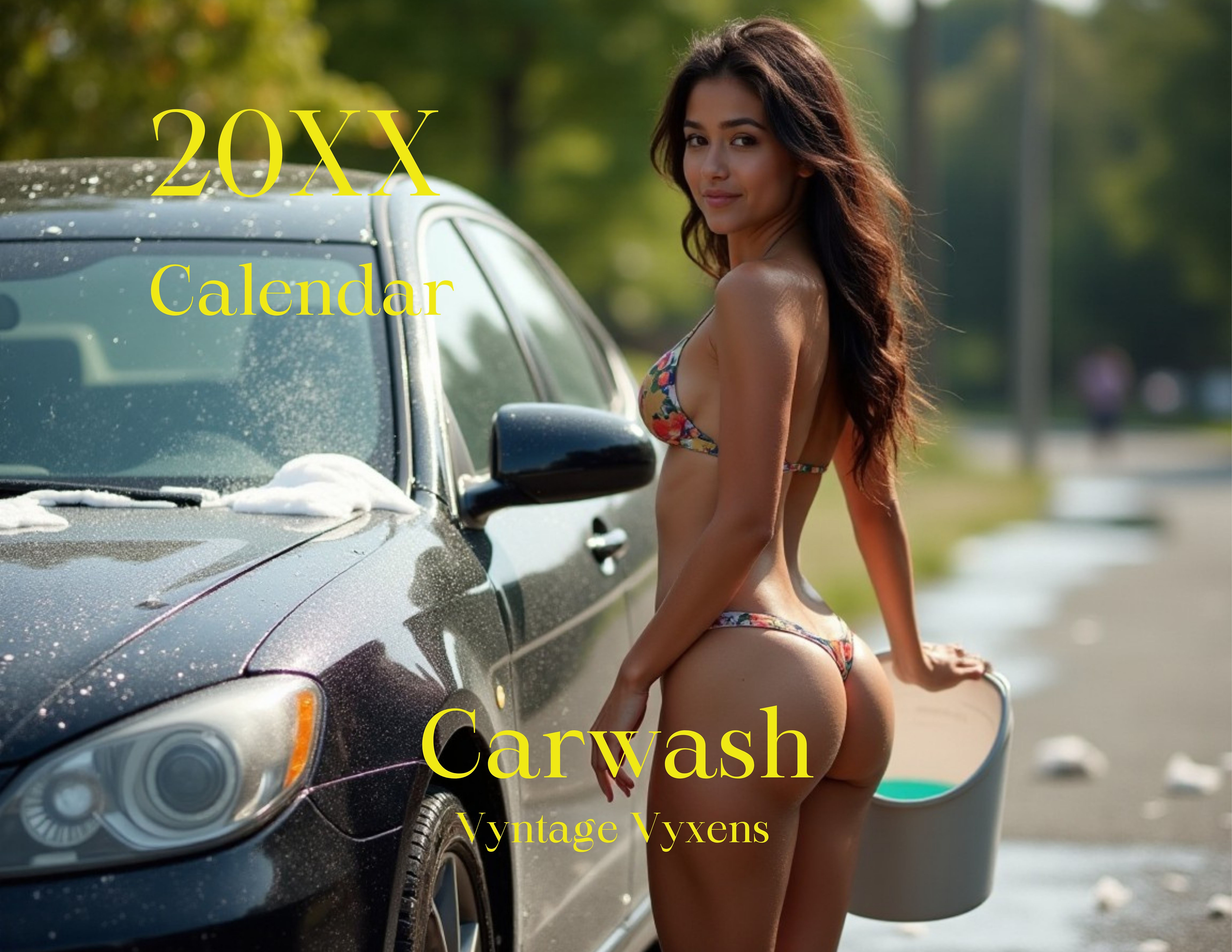 Carwash Sexy Wall Calendar