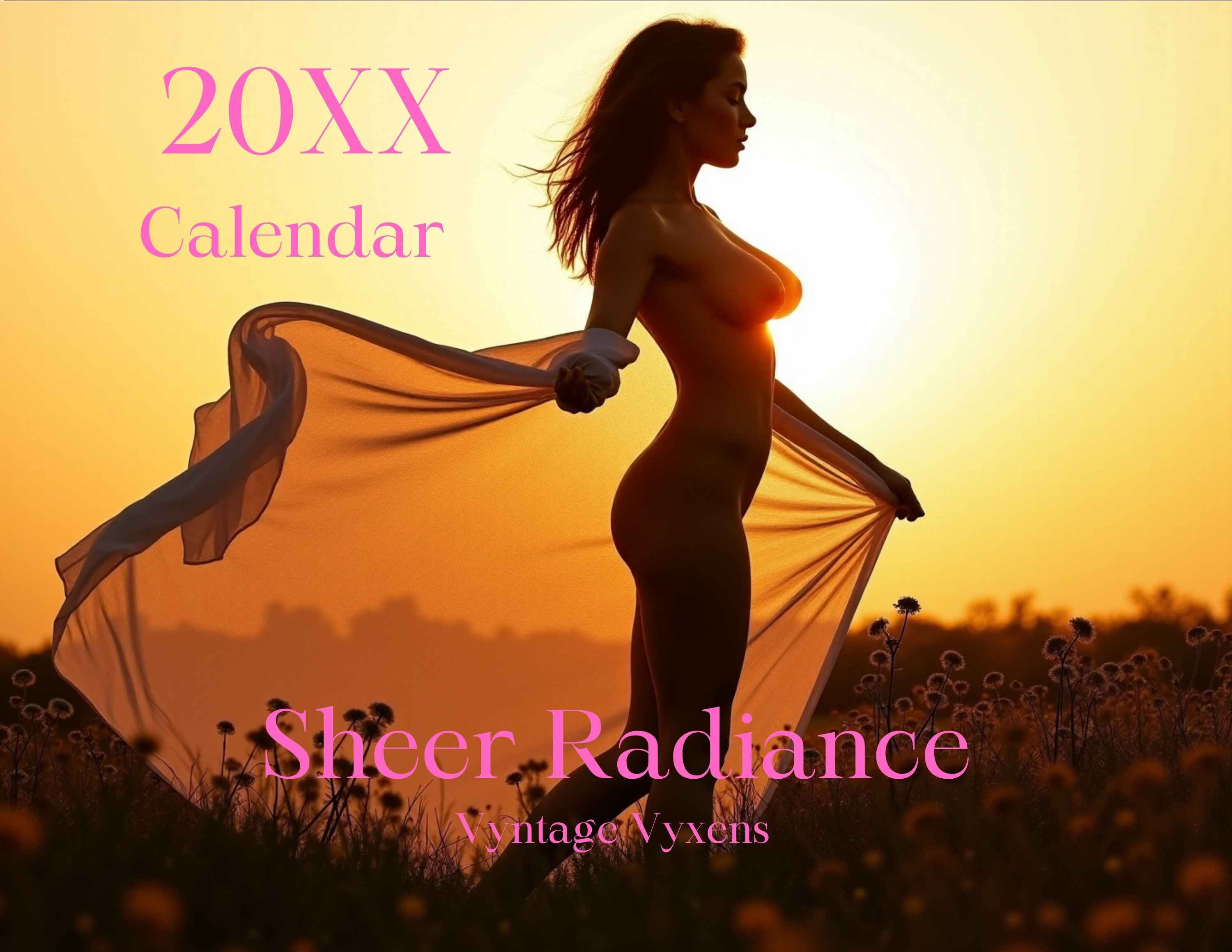 Veiled Melanin Sexy Wall Calendar