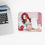 Thumbnail: Copy of Mouse Pad (Rectangle) - Sexy Green Haired Kawaii Girl with Pet Design