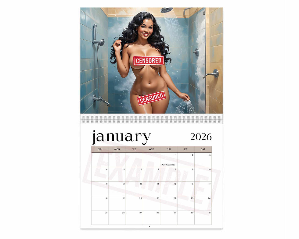 Thumbnail: Bathing Beauties - Brunettes Sexy Wall Calendar