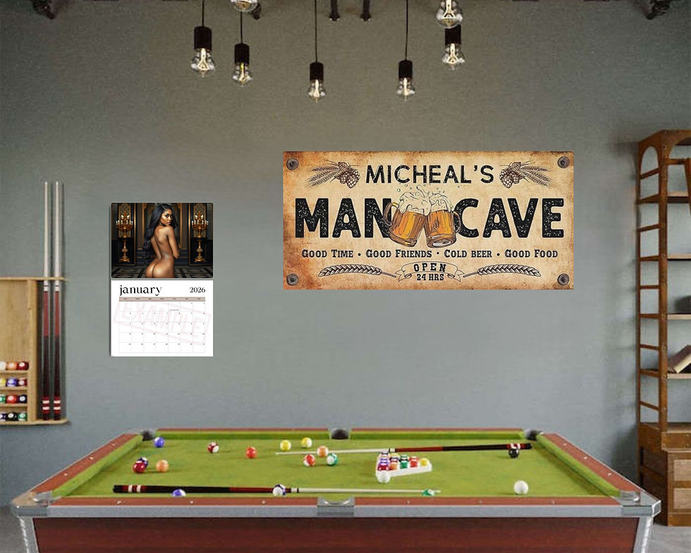 Thumbnail: Noir Muse Sexy Wall Calendar