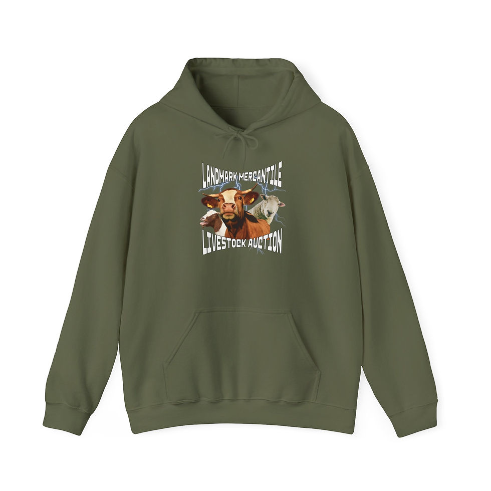 Thumbnail: Auction Hooded Sweatshirt White Lettering