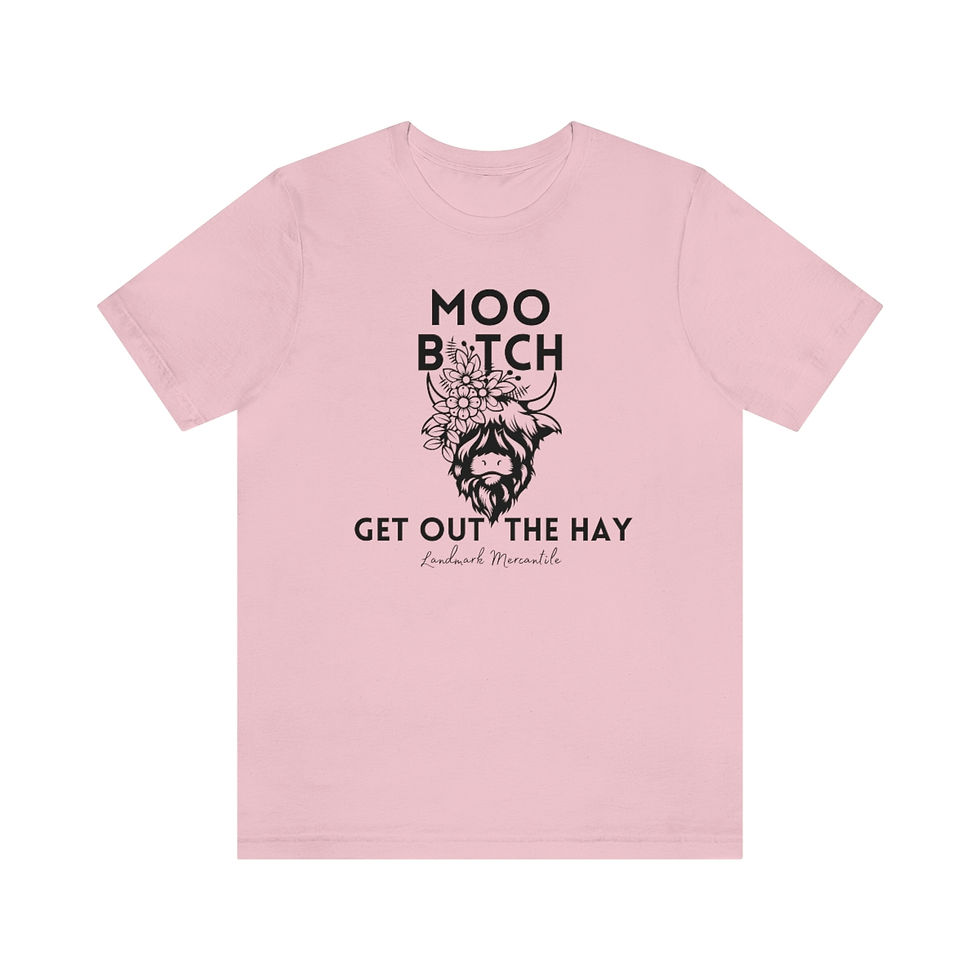Thumbnail: Moo Get Out The Hay Tee