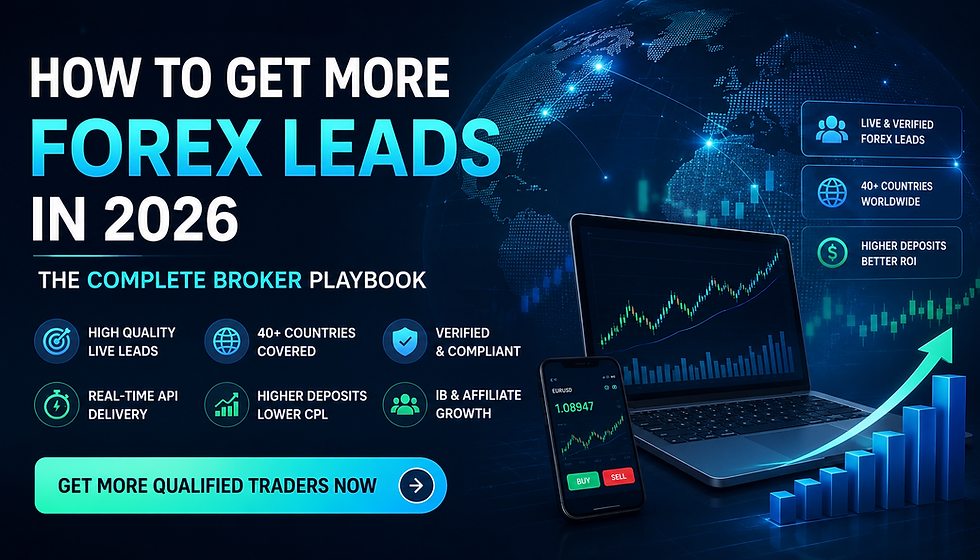 How to Get More Forex Leads in 2026: The Complete Broker Playbook