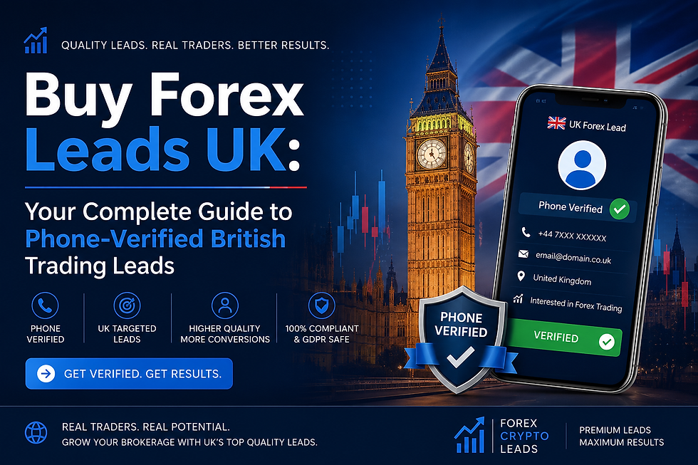 Buy UK forex Leads