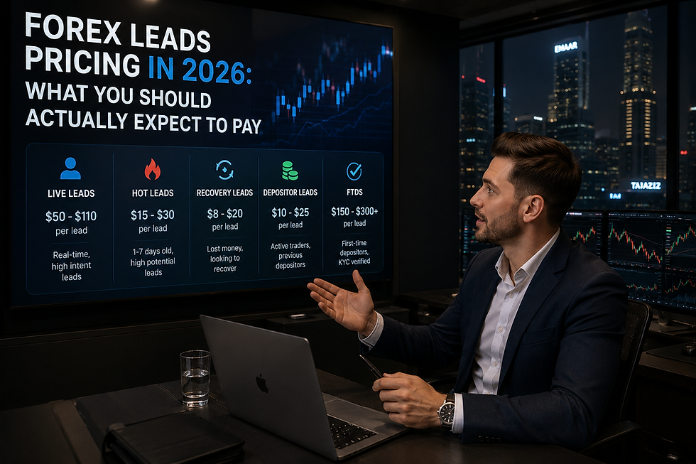 Forex Leads pricing iin 2026