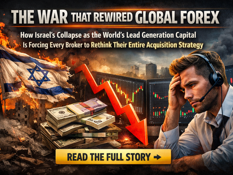 Israel, War & Forex Leads: Why Brokers Are Scrambling for Live Forex Leads in 2026