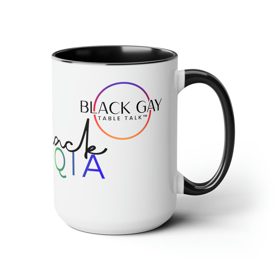 Thumbnail: BGTT x Black LGBTQIA Two-Tone Coffee Mugs, 15oz
