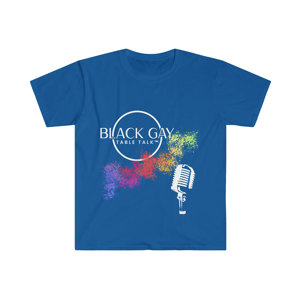 Thumbnail: Black Gay Table Talk Mic Shirt